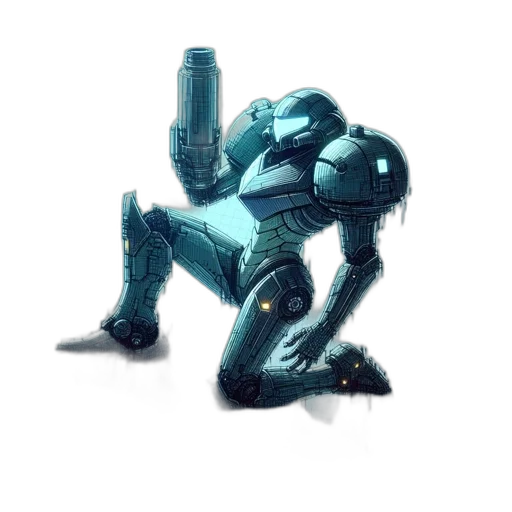 robot, weapon, creature, concept art transparent PNG cut-out
