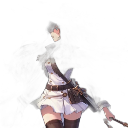 weapon, staff, sword, dress transparent PNG cut-out