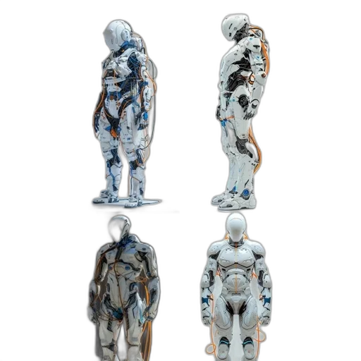 robot, jewelry, jacket, concept art transparent PNG cut-out