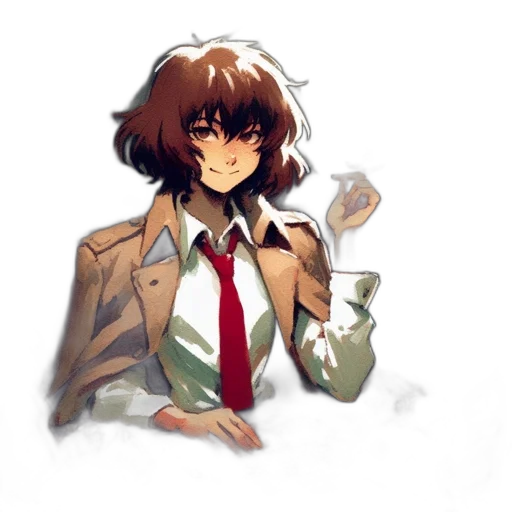 jacket, staff, face, robot transparent PNG cut-out