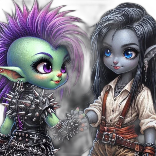 fantasy art, concept art, 3d render, comic book art transparent PNG cut-out