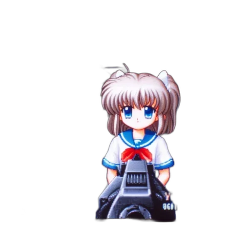 robot, car, weapon, staff transparent PNG cut-out