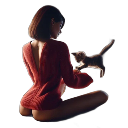 dress, animal, creature, concept art transparent PNG cut-out