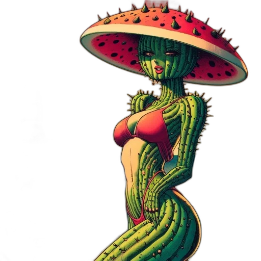 dress, hat, dragon, umbrella transparent PNG cut-out