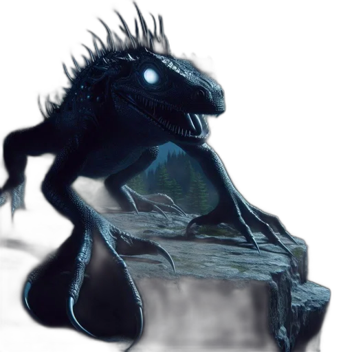 dragon, creature, animal, crown transparent PNG cut-out
