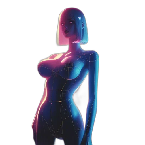 dress, robot, creature, jewelry transparent PNG cut-out