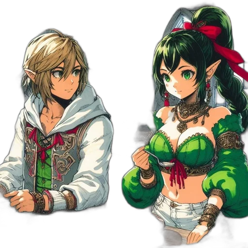 jacket, weapon, jewelry, pixel art transparent PNG cut-out