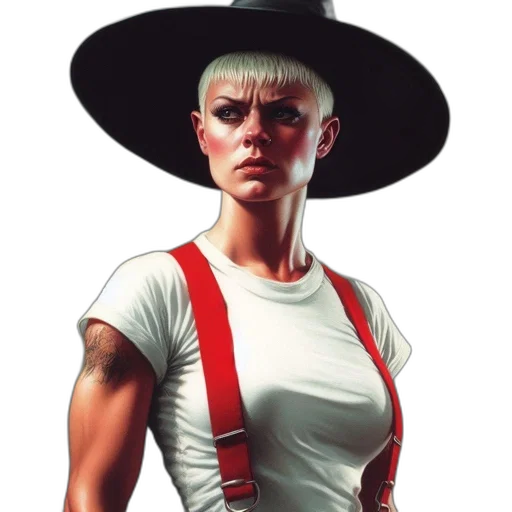 hat, staff, jacket, face transparent PNG cut-out