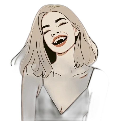 face, hair, dress, mask transparent PNG cut-out