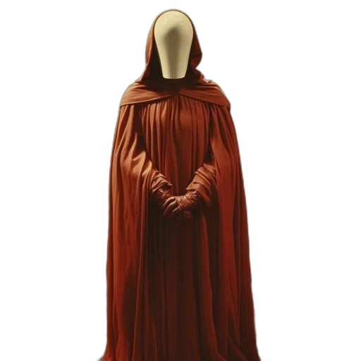 dress, jacket, mask, staff transparent PNG cut-out