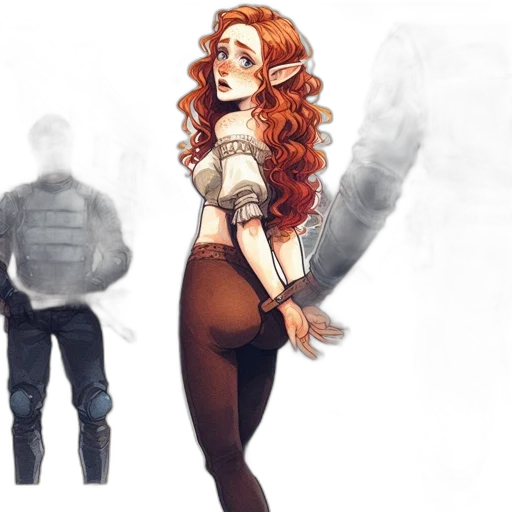 comic book art, concept art, fantasy art, cartoon transparent PNG cut-out