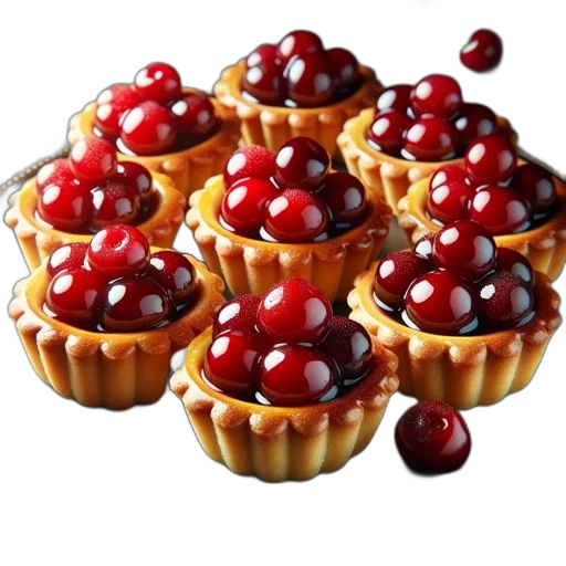 food, crown, photorealistic, 3d render transparent PNG cut-out