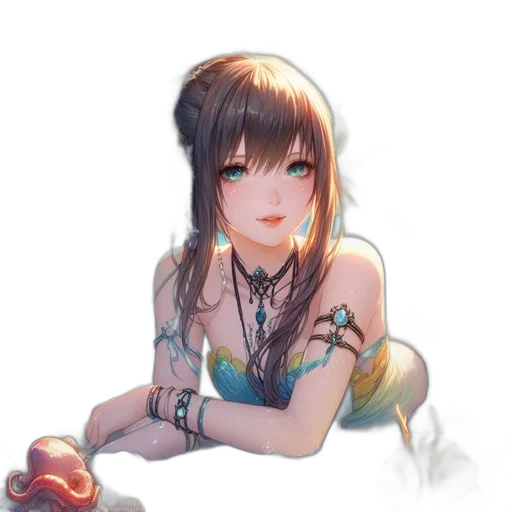 jewelry, dress, dragon, face transparent PNG cut-out