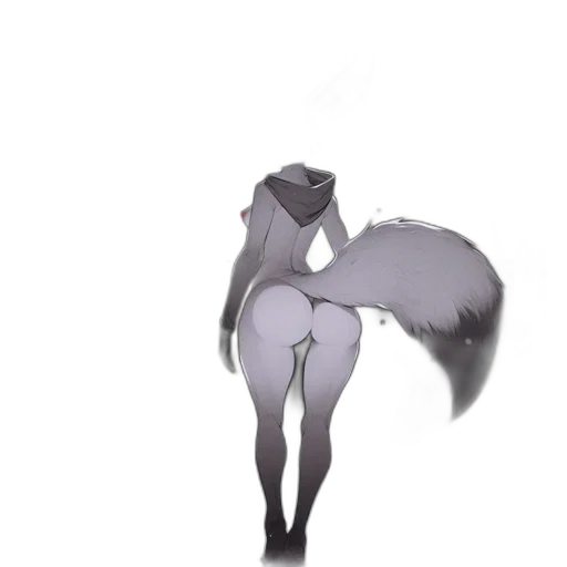 creature, animal, staff, dress transparent PNG cut-out