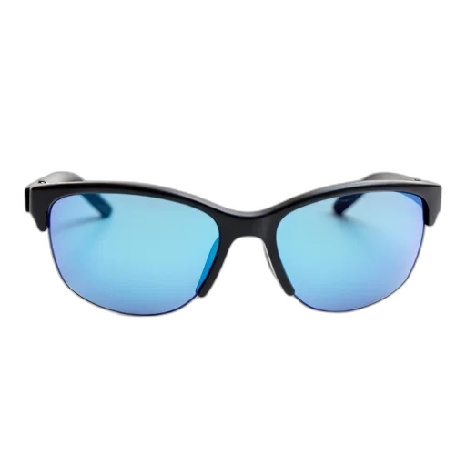 3d render, blue, pair, sunglasses transparent PNG cut-out