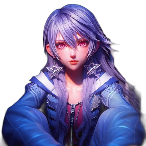 jacket, face, sword, weapon transparent PNG cut-out