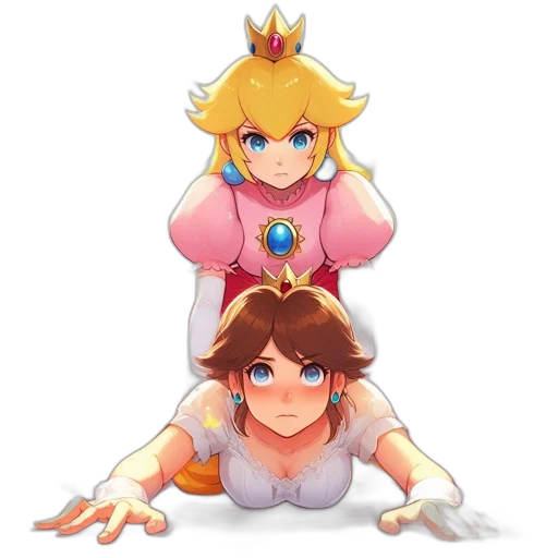 crown, dress, weapon, staff transparent PNG cut-out