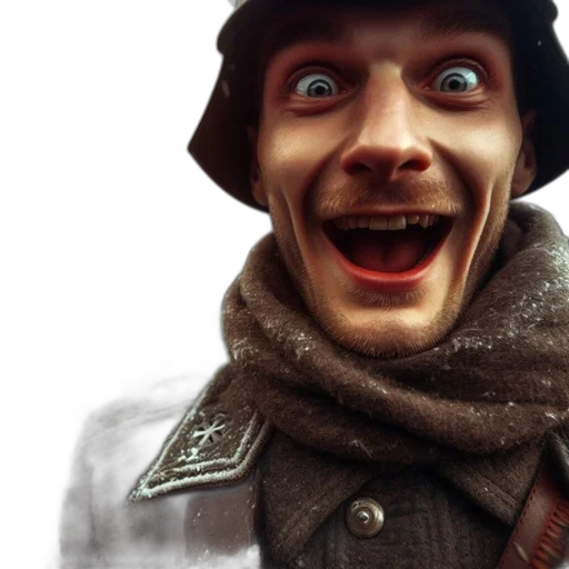 face, hat, robot, staff transparent PNG cut-out