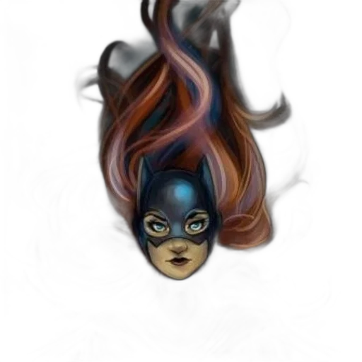 mask, hair, face, crown transparent PNG cut-out