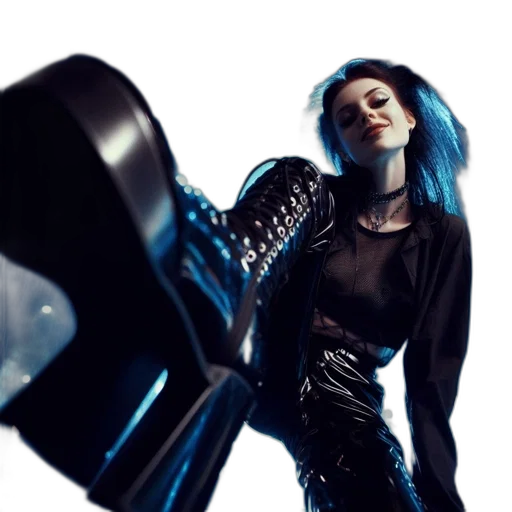 hair, robot, dress, jacket transparent PNG cut-out