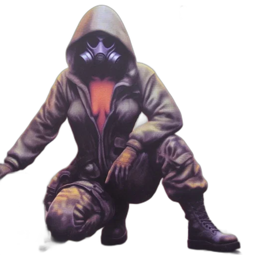 jacket, mask, creature, animal transparent PNG cut-out