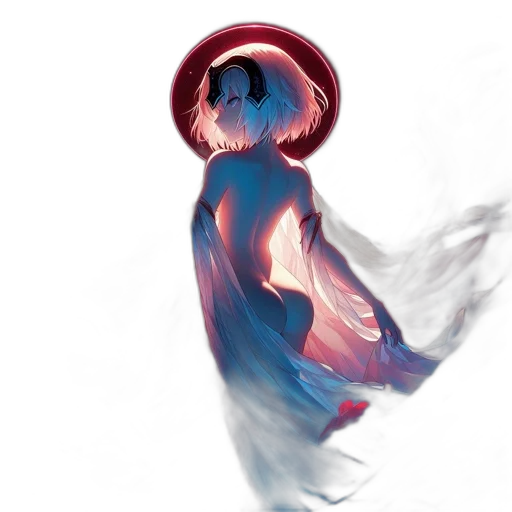 dress, mask, creature, hair transparent PNG cut-out