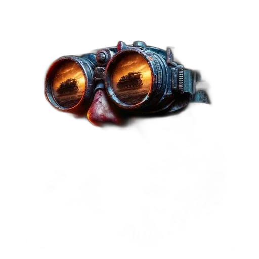 mask, weapon, robot, creature transparent PNG cut-out