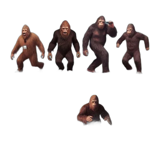 creature, animal, concept art, 3d render transparent PNG cut-out