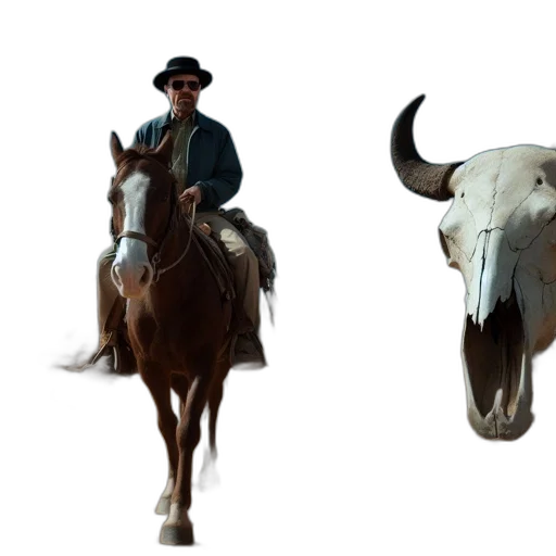 animal, hat, concept art, 3d render transparent PNG cut-out