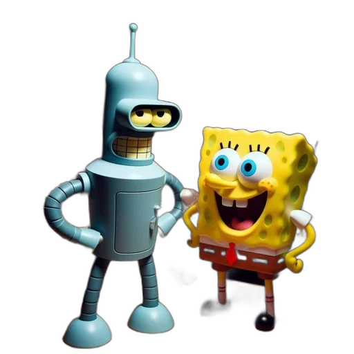 robot, animal, creature, 3d render transparent PNG cut-out