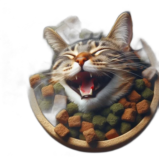 food, animal, photorealistic, 3d render transparent PNG cut-out