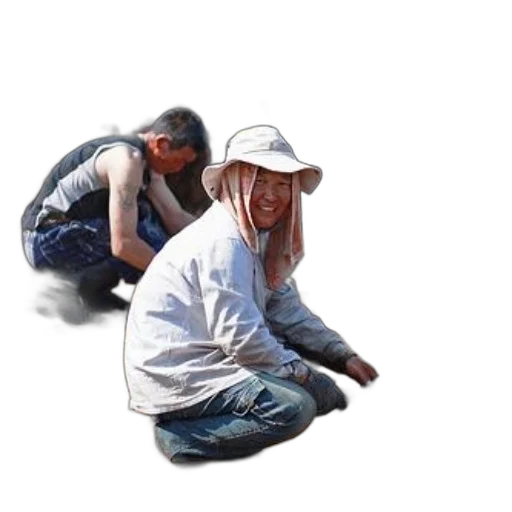 hat, staff, jewelry, face transparent PNG cut-out