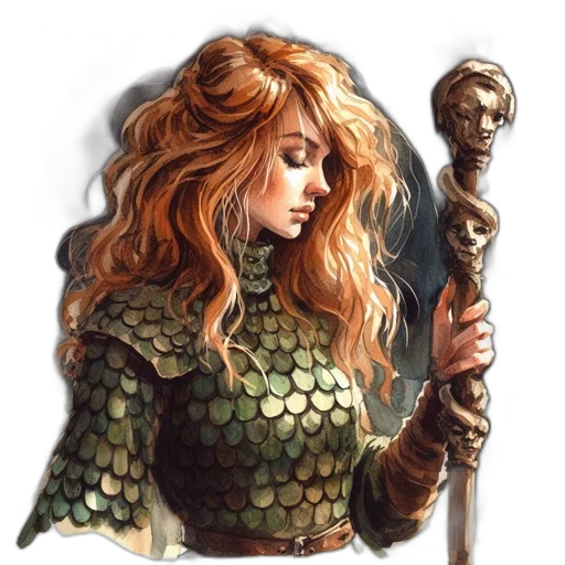 sword, staff, crown, dragon transparent PNG cut-out