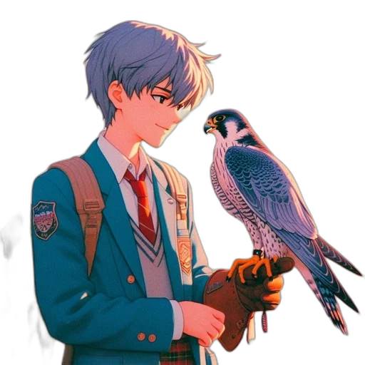 animal, jacket, pixel art, anime transparent PNG cut-out