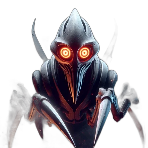 robot, creature, mask, face transparent PNG cut-out