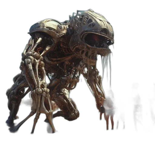 creature, robot, animal, mask transparent PNG cut-out