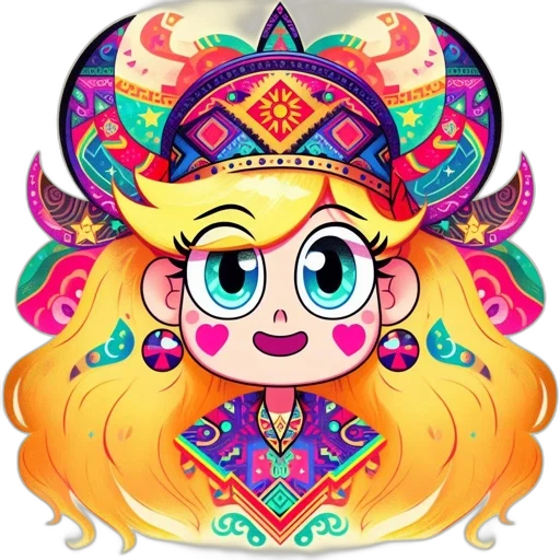 crown, mask, cartoon, fantasy art transparent PNG cut-out