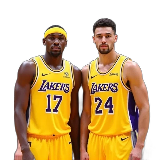 concept art, two, basketball, players transparent PNG cut-out