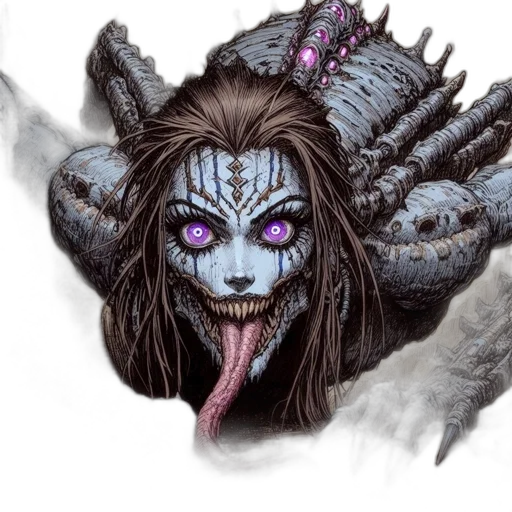 creature, dragon, mask, face transparent PNG cut-out