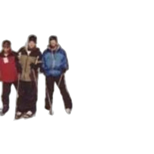 jacket, staff, snow, five transparent PNG cut-out