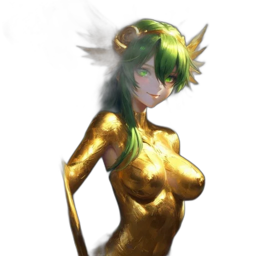 dress, dragon, staff, creature transparent PNG cut-out