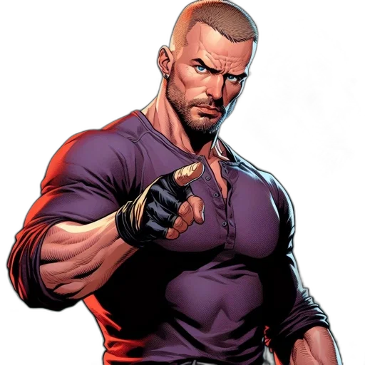 comic book art, concept art, photorealistic, cartoon transparent PNG cut-out