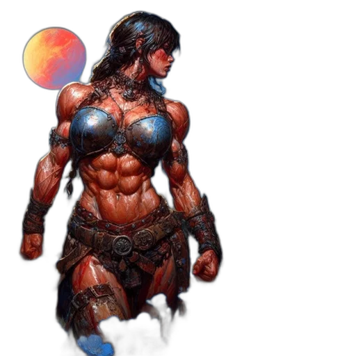 concept art, fantasy art, comic book art, pixel art transparent PNG cut-out