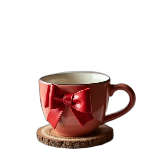 3d render, photorealistic, red, bow transparent PNG cut-out