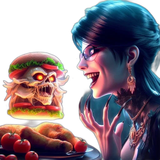 food, concept art, fantasy art, comic book art transparent PNG cut-out