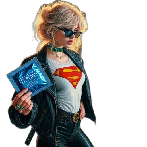 comic book art, concept art, cyberpunk, cartoon transparent PNG cut-out