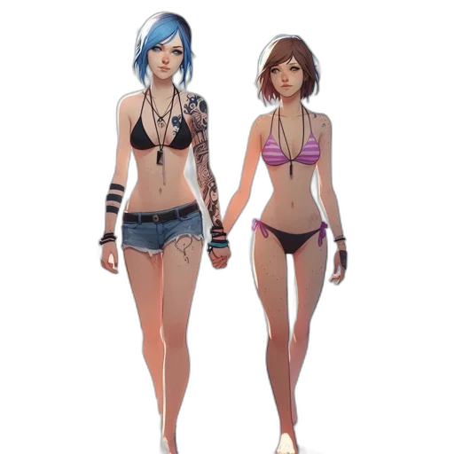 concept art, fantasy art, 3d render, cyberpunk transparent PNG cut-out