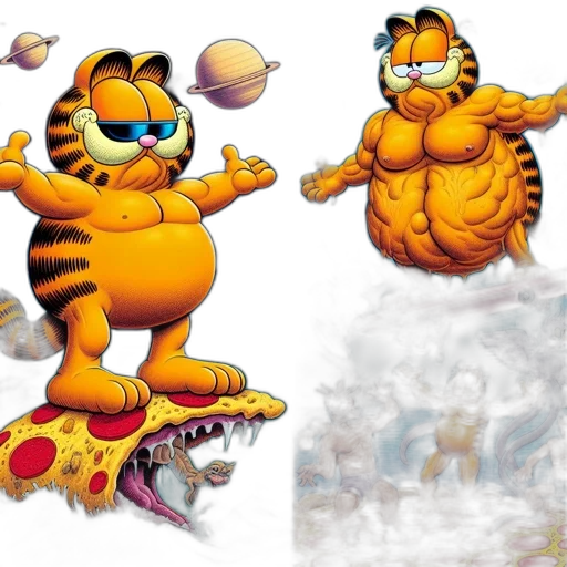 concept art, comic book art, 3d render, pixel art transparent PNG cut-out