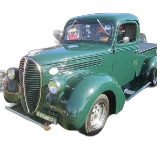 car, 3d render, photorealistic, green transparent PNG cut-out