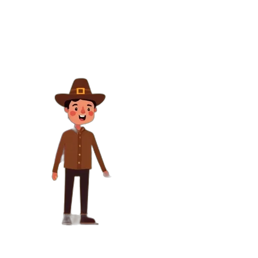 hat, pixel art, concept art, cartoon transparent PNG cut-out